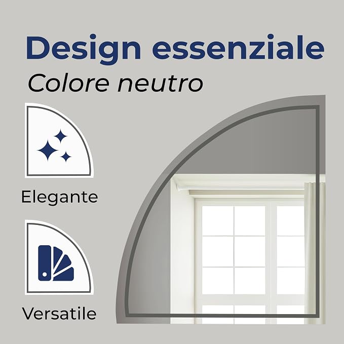 Bastone tenda a pressione estendibile senza fori